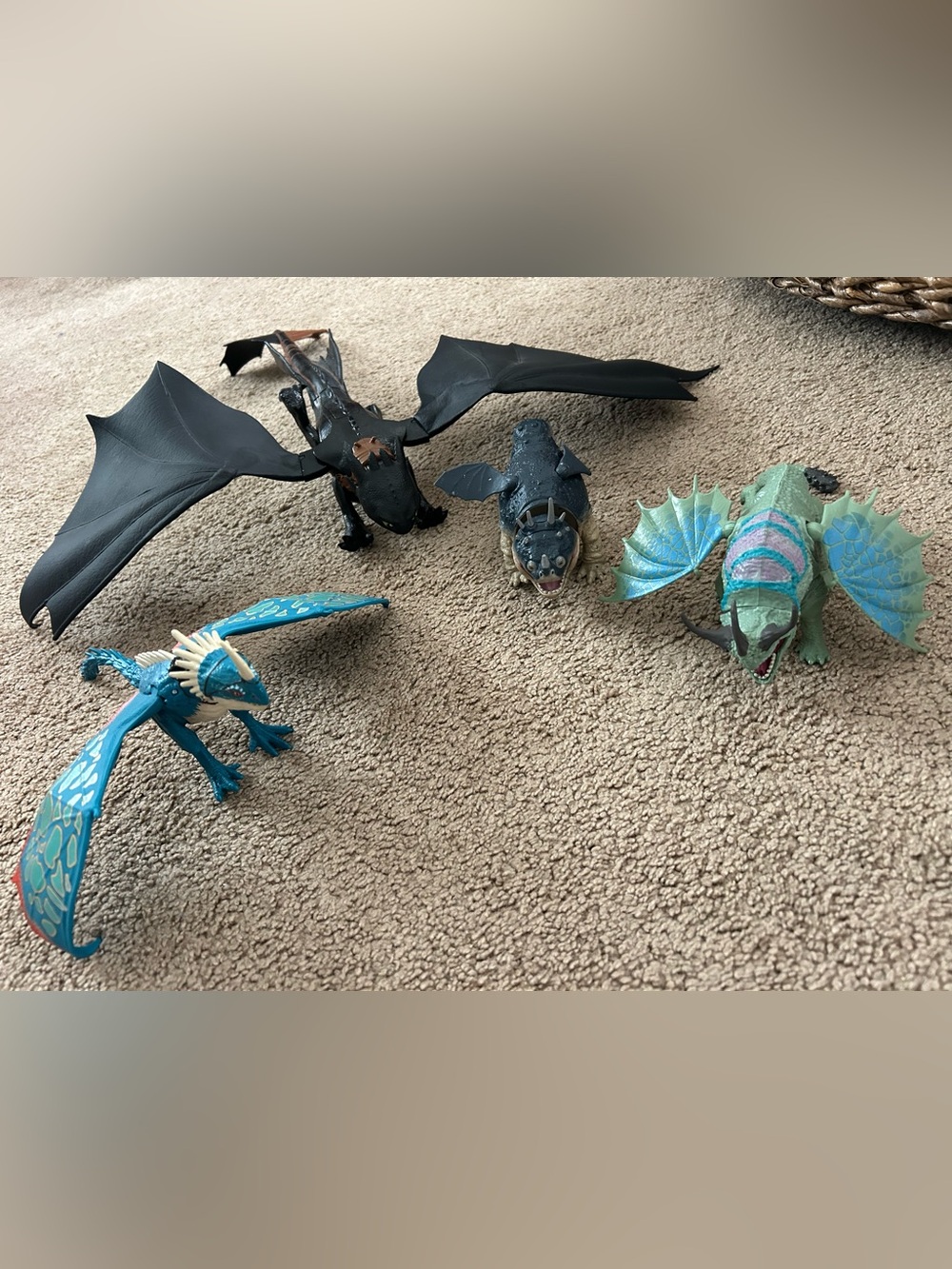How to Train Your Dragon Pack - Assorted set of 4 Dragon Figures